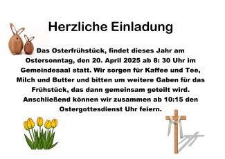 Osterfrühstück