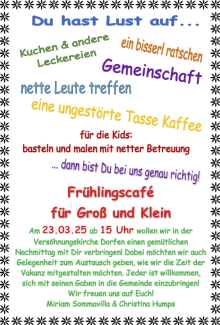 Frühlingscafé